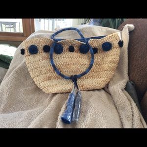 Boden Straw Basket Bag